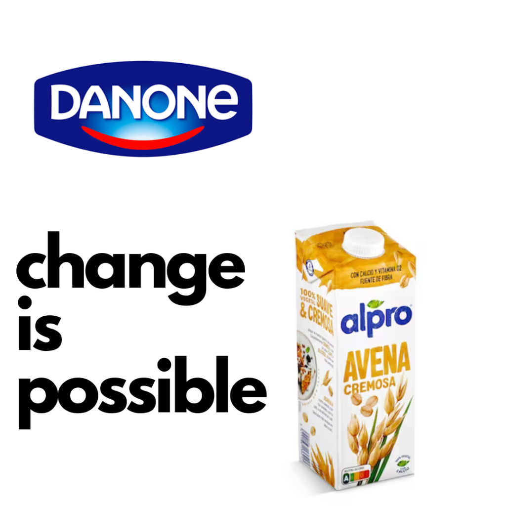 Il cambio di DANONE: da colosso del latte vaccino a colosso del latte d’avena